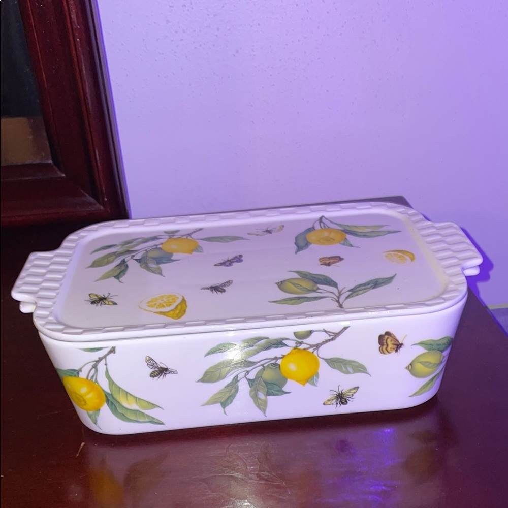 Lemon Design Ceramic Baking Dish